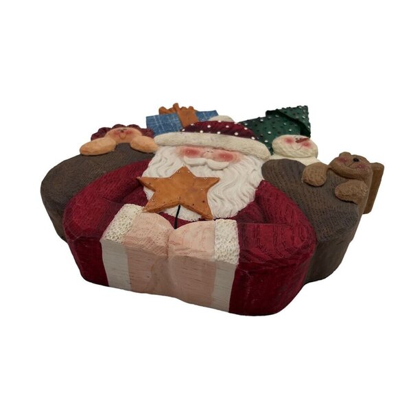 Santa w Toy Bag Wall Decor Lights Up Raggedy Ann Present Tree Snowman Teddy Star - Picture 7 of 12